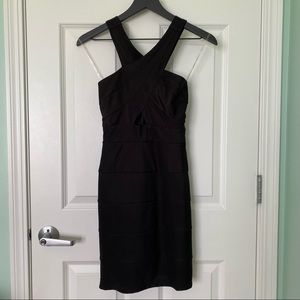 Black Halter Neck Homecoming Dress